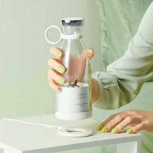 Mini Smoothie Maker blau kompakt Büro Reise - LeLuxe24