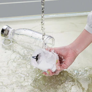 Portable Mixer weiß Proteinshake Sportflasche - LeLuxe24