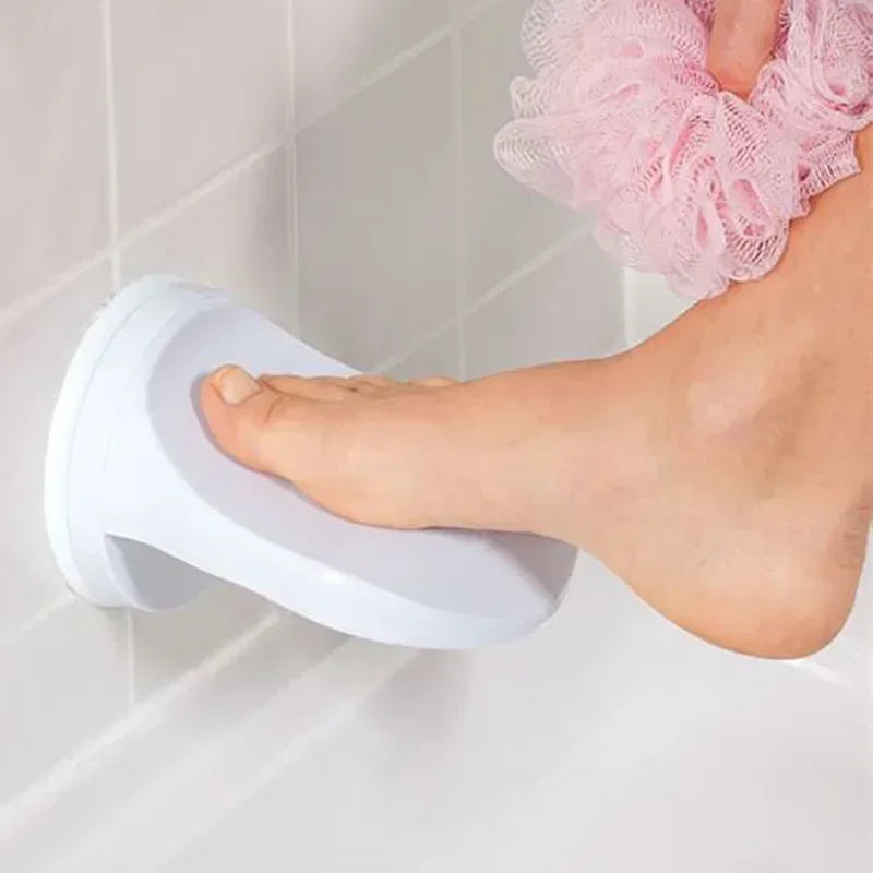 Dusch Fussstuetze Saugnapf weiss Dusche Rasur - LeLuxe24