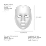 LED Phototherapy Face Mask — 7-Farben Lichttherapie für zuhause