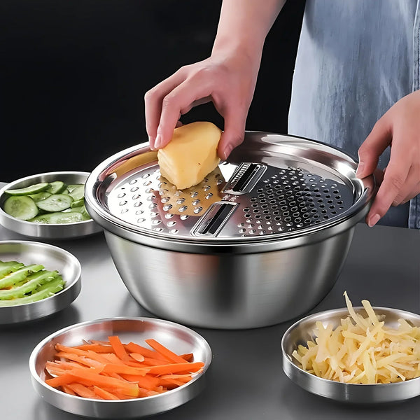 3-in-1 Edelstahl Küchenset