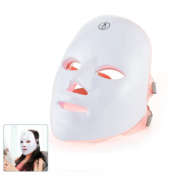 LED Phototherapy Face Mask — 7-Farben Lichttherapie für zuhause