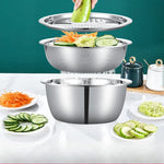 3-in-1 Edelstahl Küchenset
