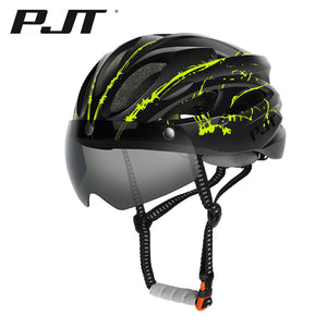 4-in-1 Fahrradhelm mit Visier & Schutzbrille — Ultraleicht für MTB & Stadt