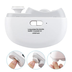 Elektrische Nagelschere Pro — Präzise Nagelpflege mit LED-Licht