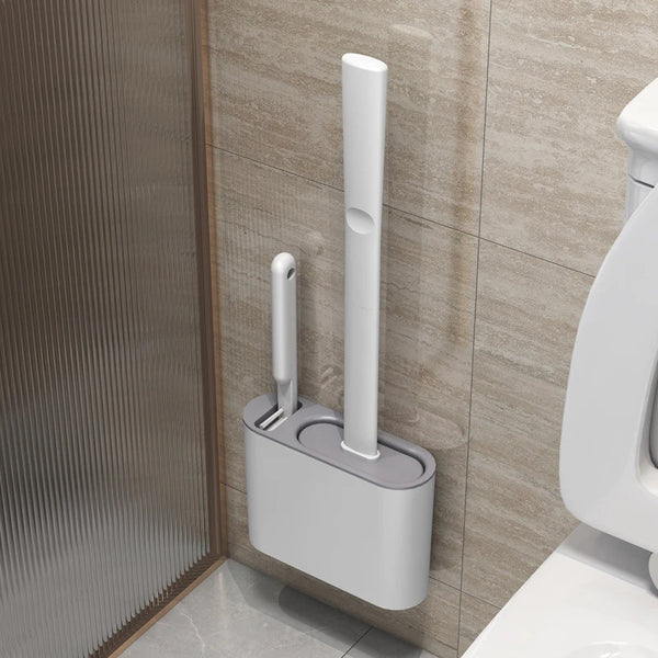 Silikon Toilettenbürste mit Wandhalterung